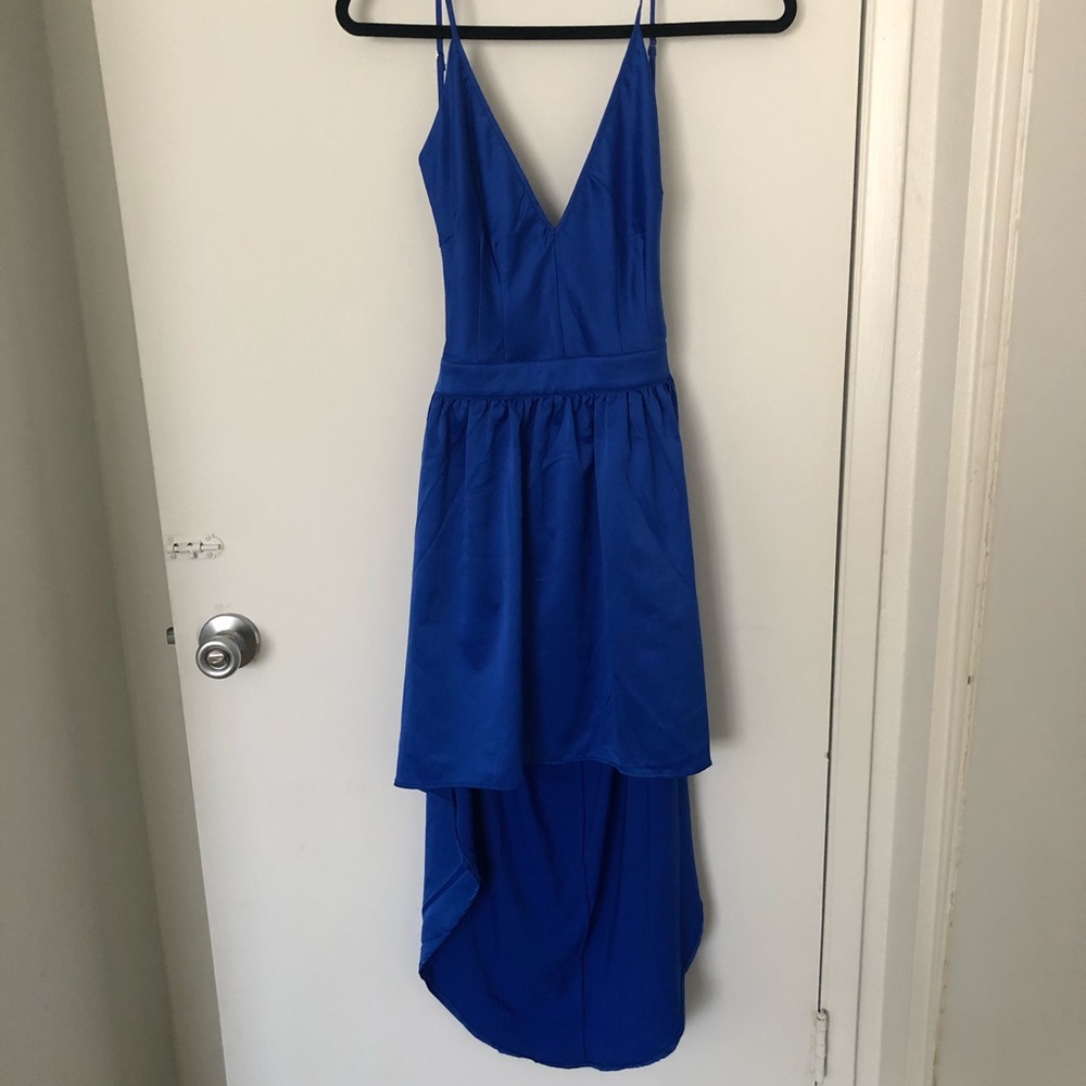 Vintage Havana High-Lo Backless Dress
